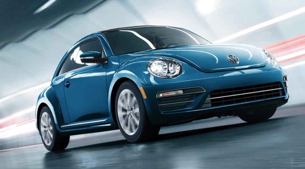 new bright volkswagen beetle